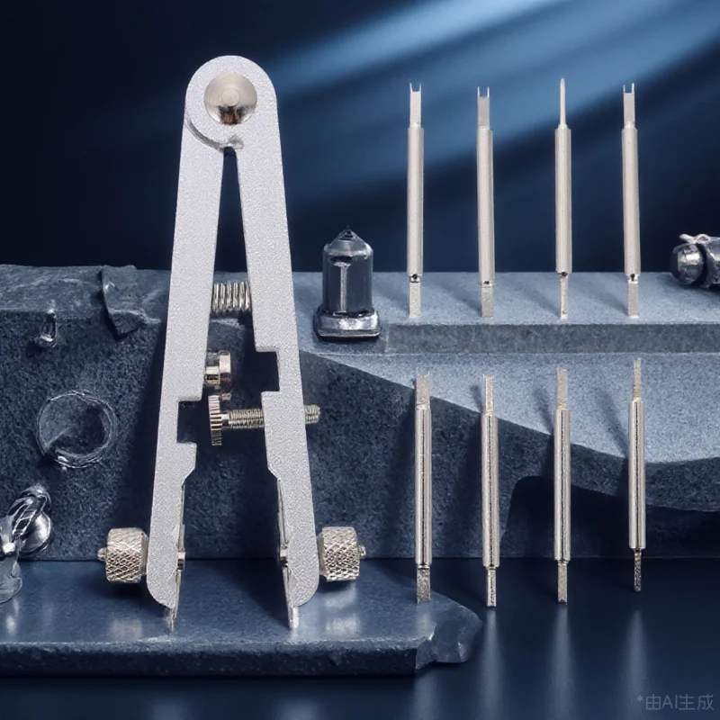 

1Set Lightweight Watch Band Tool Spring Bar Plier V Type Remover for Watch Strap Bracelet Adjustments Spring Bar Plier Tool