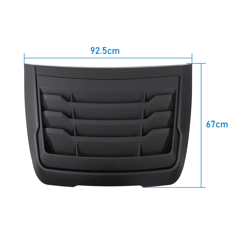 Auto Motorhaube Schaufel haube Entlüftung passend für Ford Ranger 2015-2018 Raptor mattschwarz dekorative Motorhaube Schutz haube Autozubehör – Detail 1