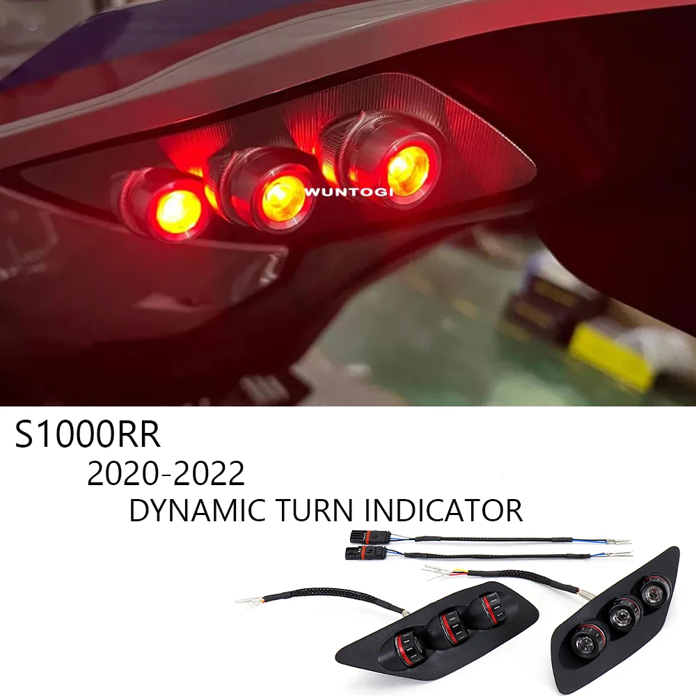 

S1000RR Accessories LED Turn Signals For BMW S1000RR S 1000 RR 2020-2022 LED Turn Indicator LED Integrated Tail Light Blinker