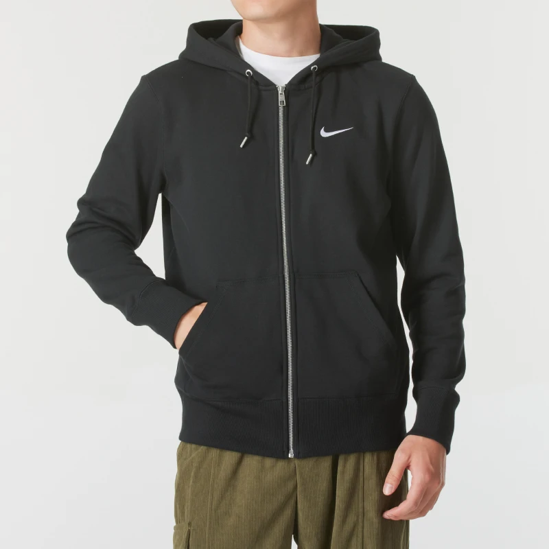 Nike Herrenjacke Sportswear as Fz ft Hoody Gestrickte Freizeitjacke mit Kapuze, Strickjacke, Sweatshirt, warme Jacke 521574-010