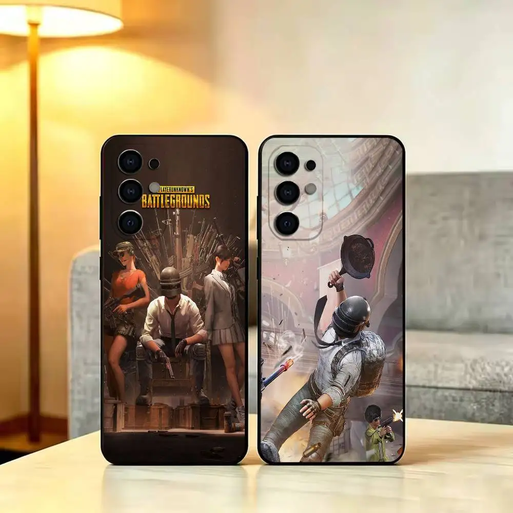 Чехол для телефона C-Chicken game-P-PUBG-G для Samsung S 25,24,23,22,30,21,10,9,Ultra,Plus,Lite,FE,4,5 G, мягкий черный чехол