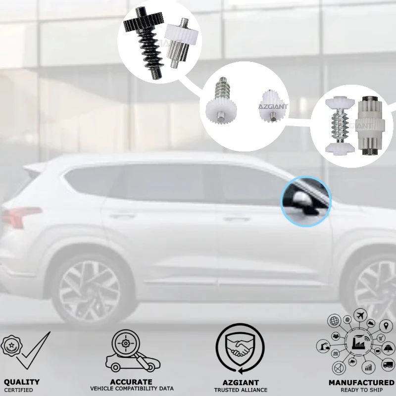 

AZGIANT для Hyundai Santa Fe 2007-2023 гг., боковые зеркала заднего вида для автомобиля, складной блок, внутренняя шестерня, замена, новые ремонтные комплекты