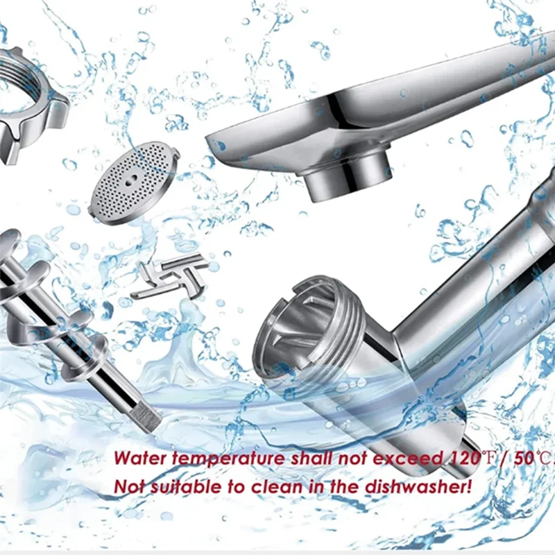 

Meat Grinder Pinion Mixer Spare Parts Food Grinder Accessories Kitchen Tool Meat Grinder Knife Stainless Steel Grille