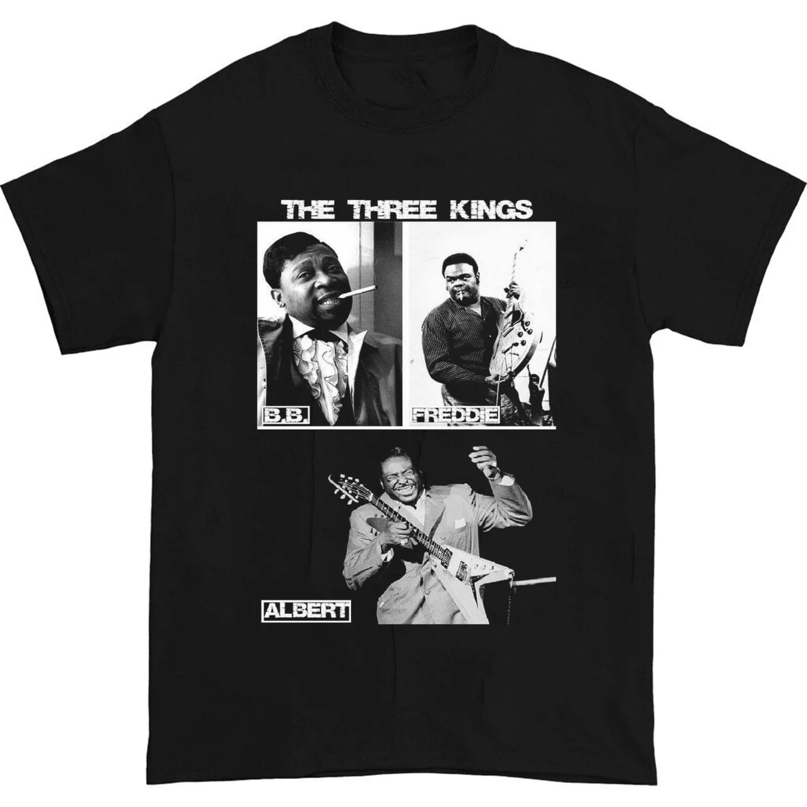 Albert King BB King Freddie King KINGS OF BLUES Shirt Black Unisex S-5XL CC3954