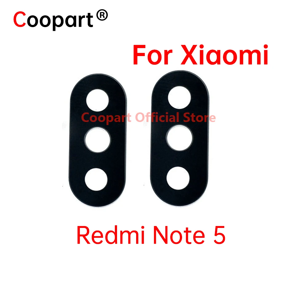 Xiaomi Redmi note 5 pro note 5A / Redmi 5 5A & 5 Plus用 Coopart 新品バックリアカメラレンズガラス (ステッカー付き)