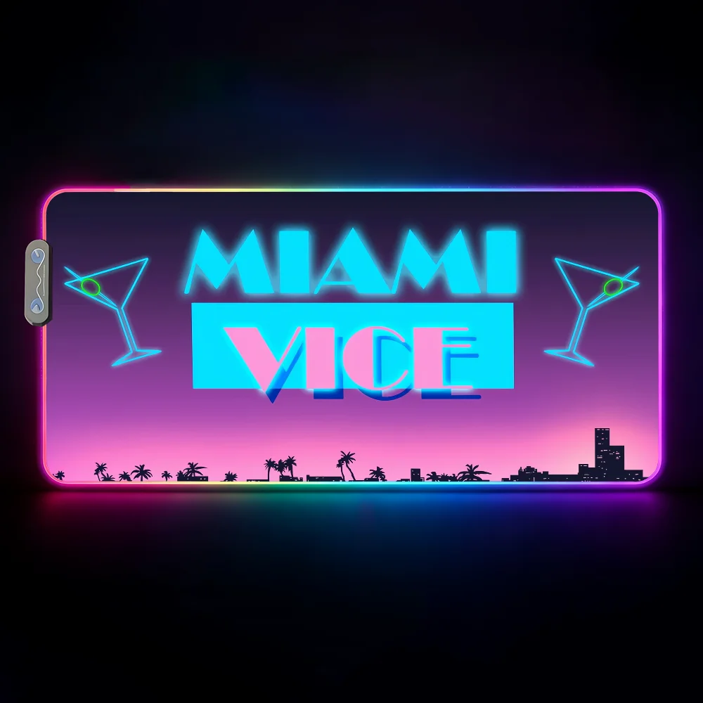 TV M-Miami V-Vice Mouse Pad RG - Rgb Keyboard Wrist Rest incelemesi ve fiyatı