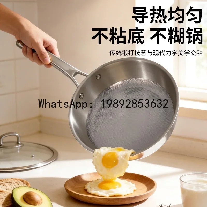 

V5.12 titanium flat-bottom wok - universal, including induction cookers - perfect for stir-frying and general cooking