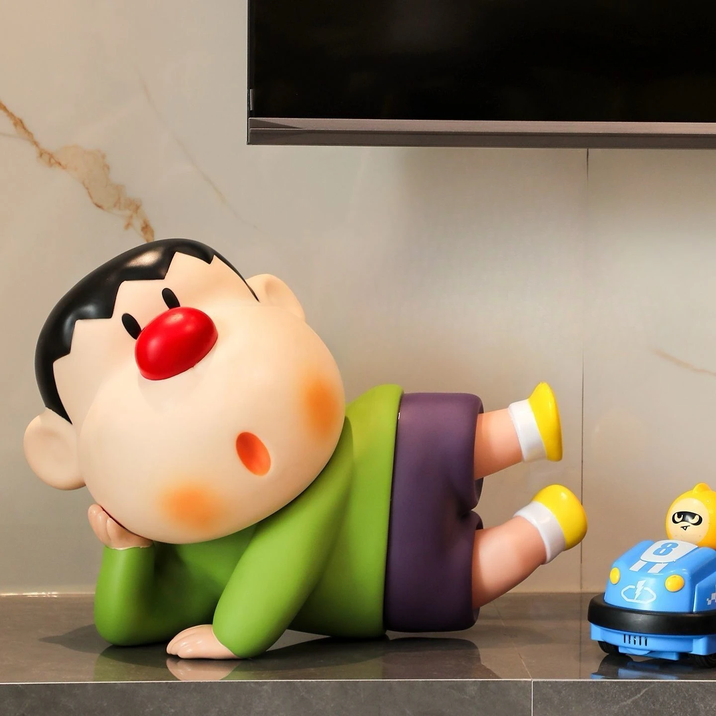 

Большая фигурка спящего тигра 40 см из серии Blue Cat: милая аниме-кукла-тигр, модная игрушка