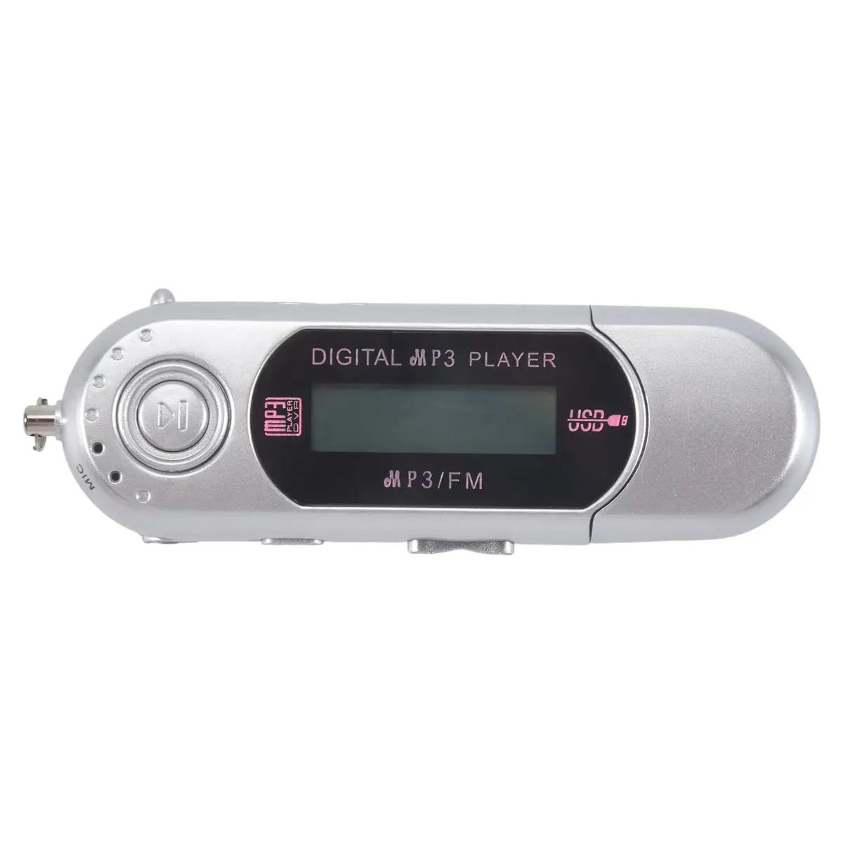 & L72A  Mini MP3 Player USB 2.0 Small Flash Drive Multilanguage LCD Music Player with 3.5mm Audio Jack Automatic Shutdown(A)