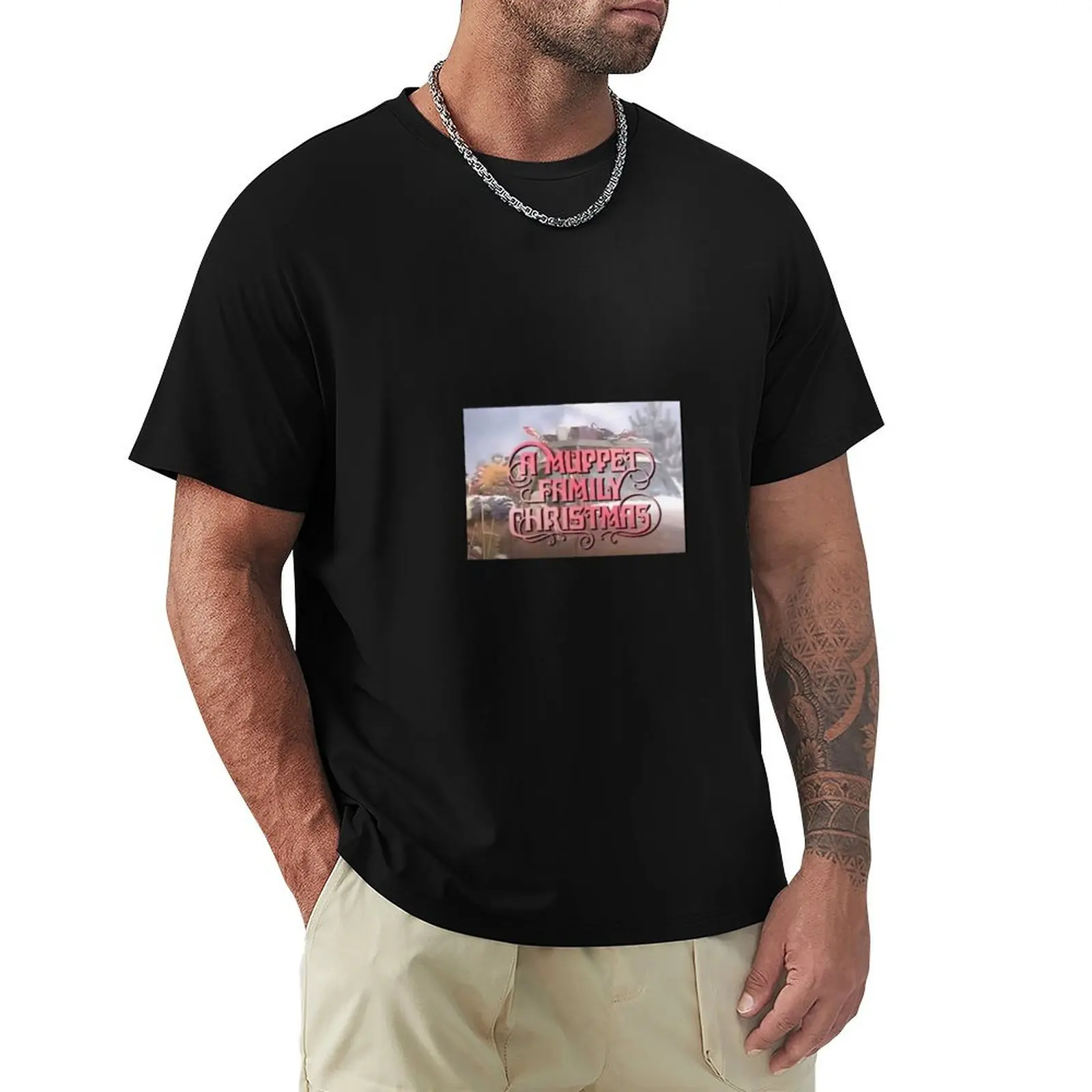 

Title Card for A Muppet Family Christmas T-Shirt tees plus size clothes plain heavyweight t shirts for men