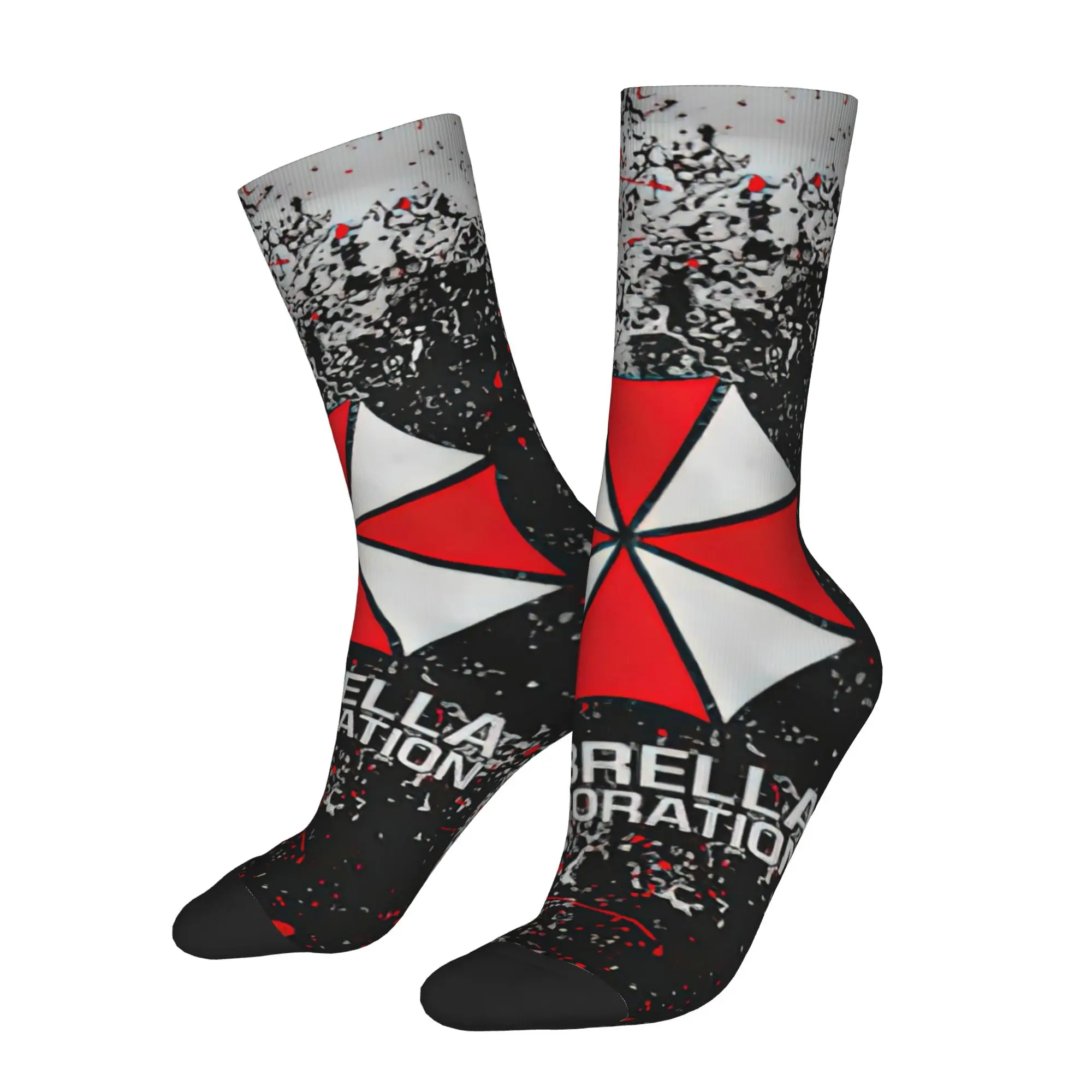 Leons Kennedys Socks Men Women Polyester Funny Happy Game Socks Novelty Spring Summer Autumn Winter Middle Tube Socks Gift