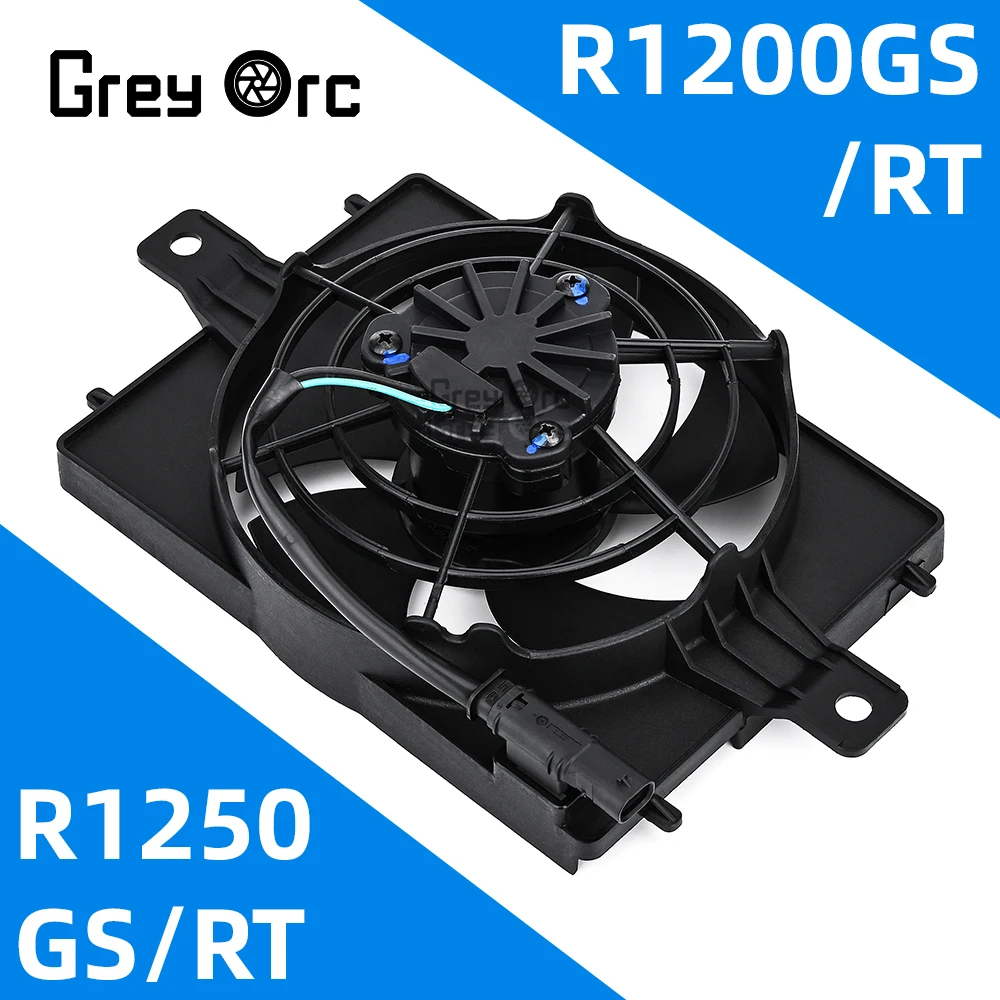 

Motorcycle 12V DC Engine Cooler Cooling Fan For BMW R1200GS R1200GS ADV R1200RT R1250GS R1250RT Accessories Radiator Cooling Fan