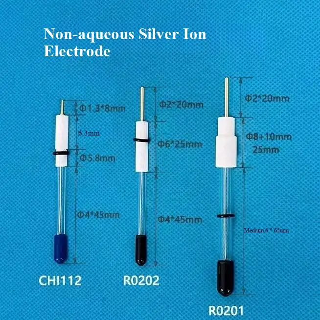 Non mercury ion electrode Ag Ag+silver silver ion reference electrode organic system experiment
