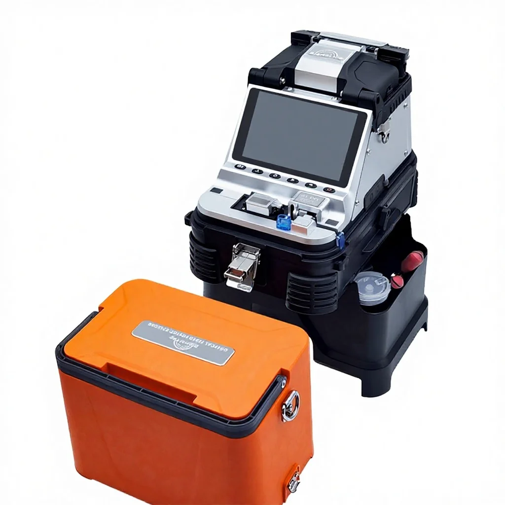 Signal Fire Fusion Splicer  SC UPC Fiber Optic Equipment AC 100-240V Power 1 Year Warranty for Fiber Patch Cord