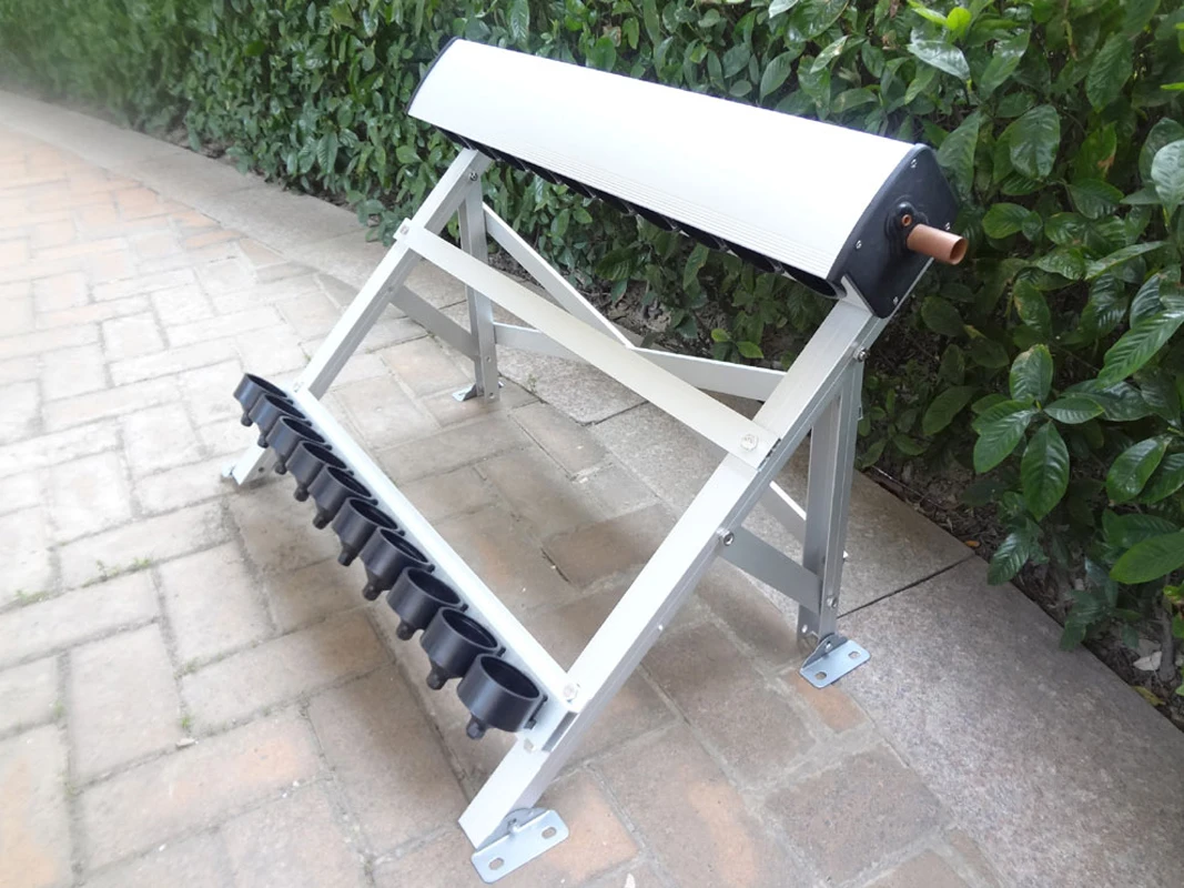 Imagem -04 - Coletor 10 Furos com Suporte para Coletor Solar Tubo 58*500 mm para Aquecedor Solar de Água