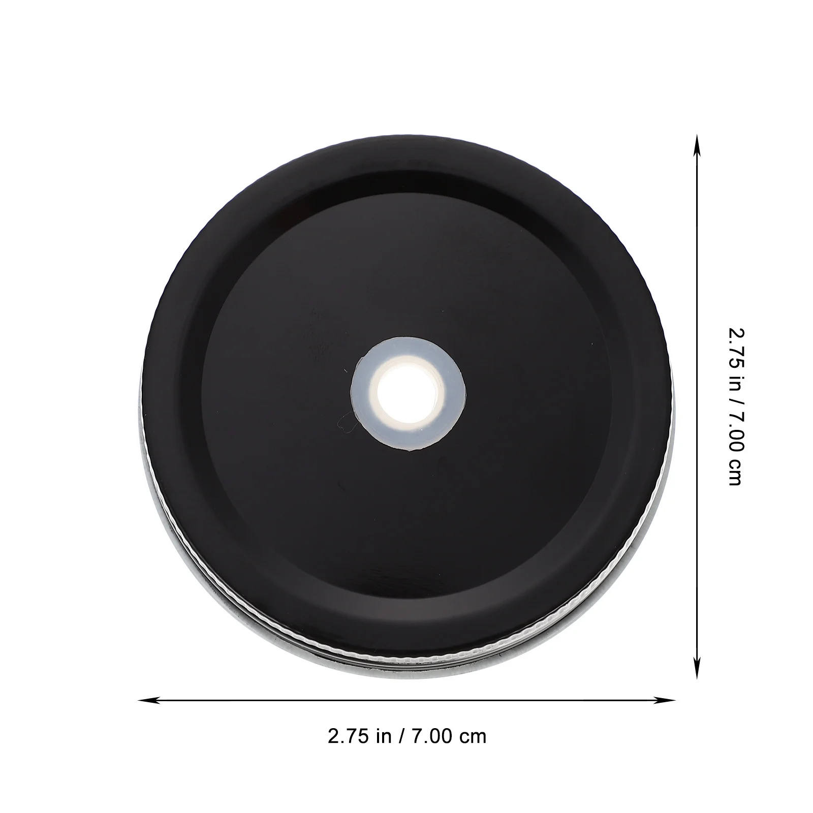 

10Sets Mason Jar Lids Straw Hole Design Leakproof Sealing Covers for Wide Mouth Jars Reusable Canning Lid Jar Lids