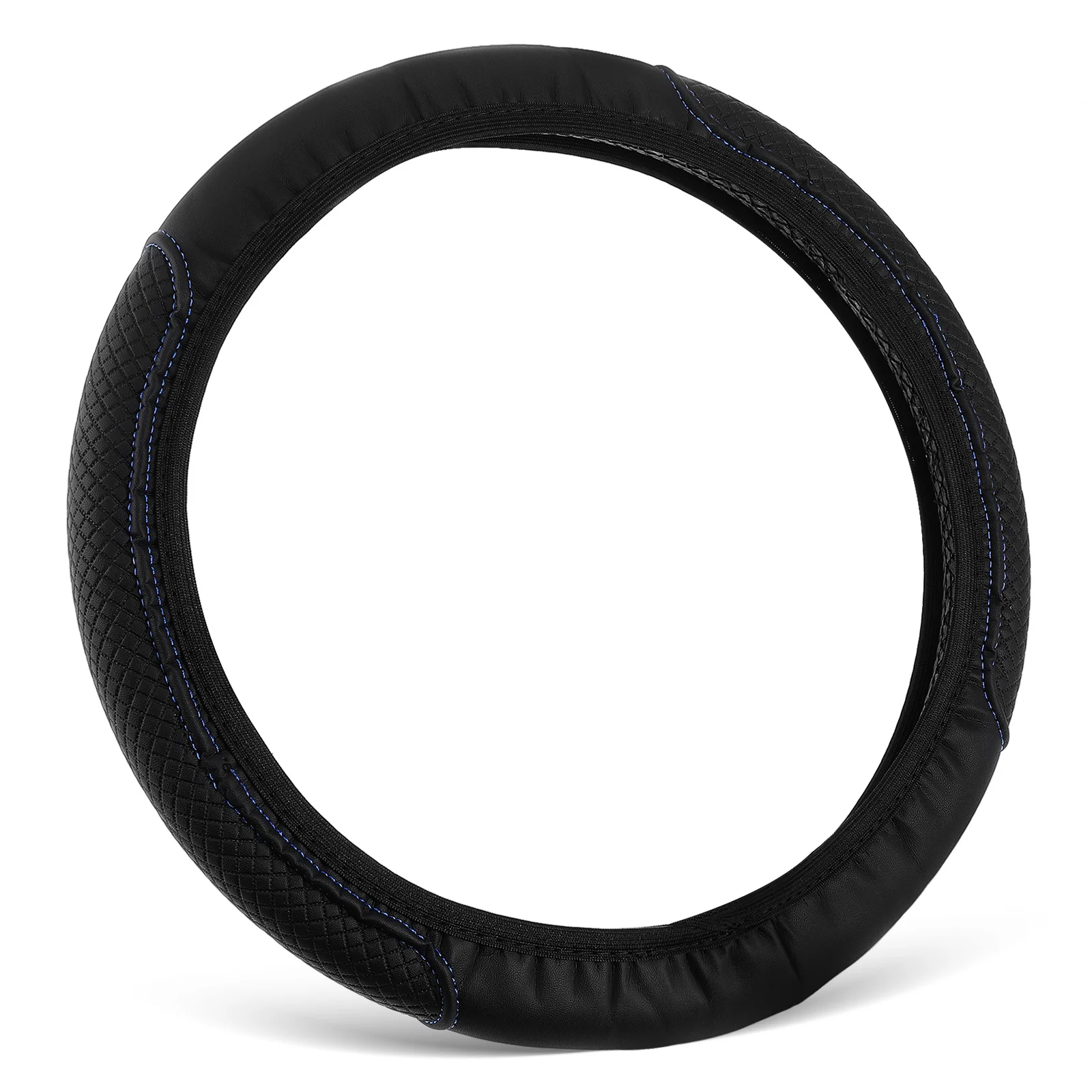 

Steering Wheel Cover Universal Stretchy Nonslip Textured Design All-Season Comfort Auto Car Steering Sleeve Protector Car