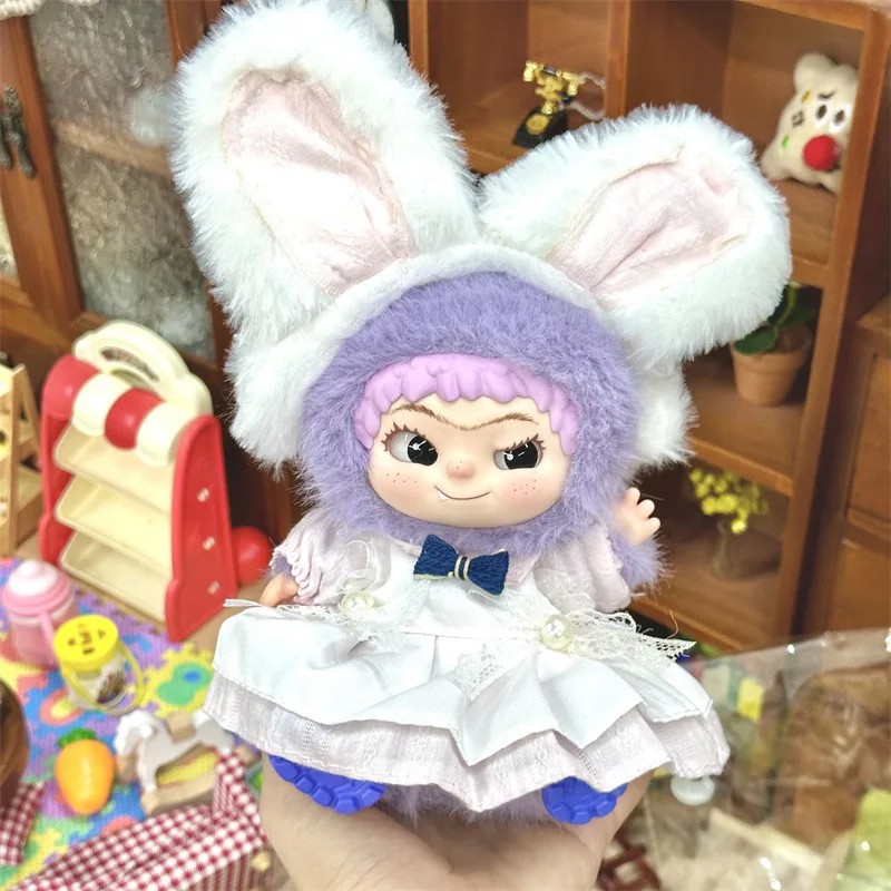 مجموعة ملابس الدمى القطيفة العصرية من WAKUKU - مجموعات ملابس الحفلات الغامضة اللطيفة لدمى BJD OB11 Blythe بمقياس 1/12