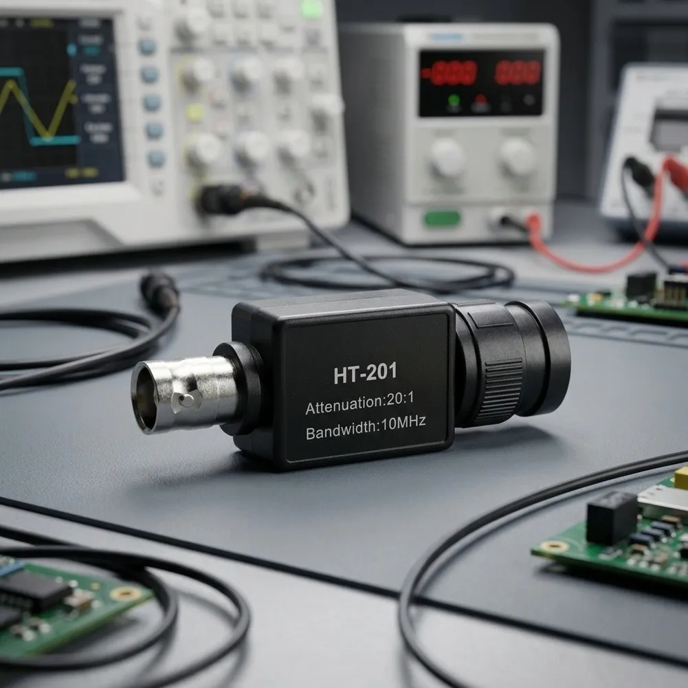 For HT201 For Oscilloscope Attenuator 20:1 Ratio Passive Construction for Signal Integrity Preservation and Input Safety