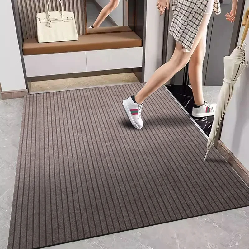 Long Thin Kitchen Mat Anti Slip Waterproof Oilproof Carpet Washable Kitchen Rugs Hallway Door Floor Mats Mall Entrance Doormat