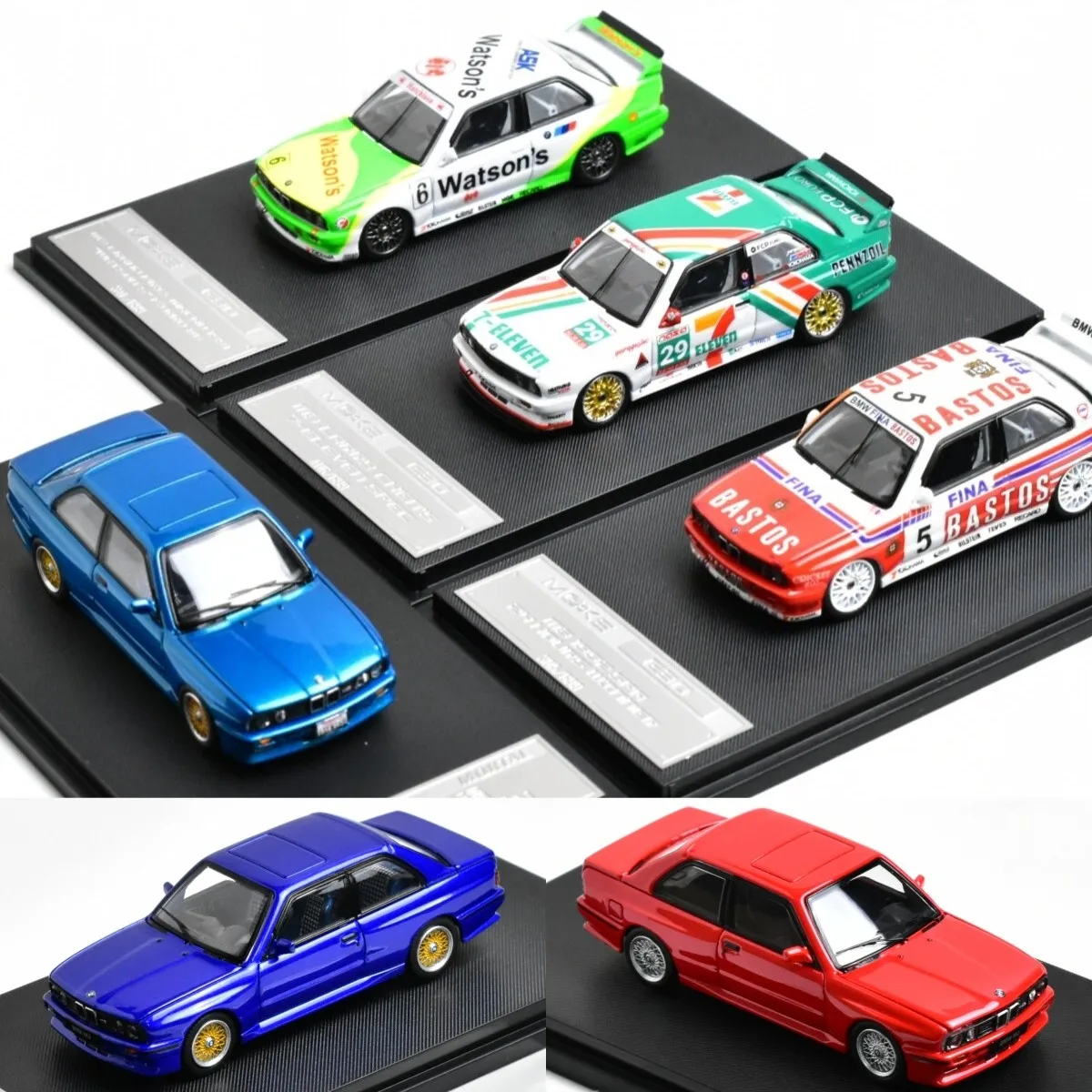 

Mortal MOKE 1:64 E30 M3 DTM Diecast Model Car