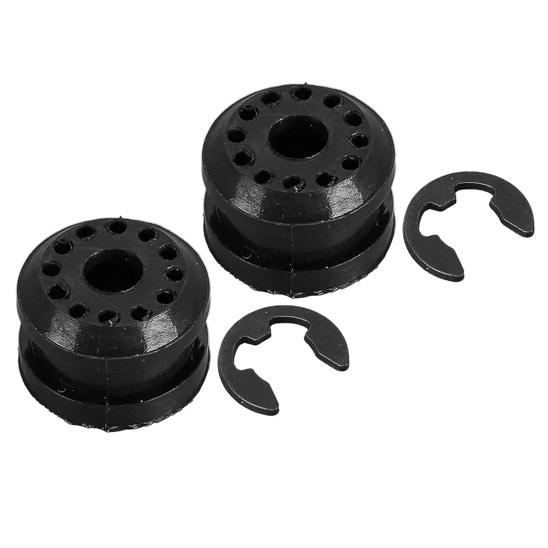 

68078974AA 68078975AA 4Pcs Transfer Case Control Lever Shift Linkage Rod Bushings With E-clips Fit For Dodge Ram 1500 2500 3500