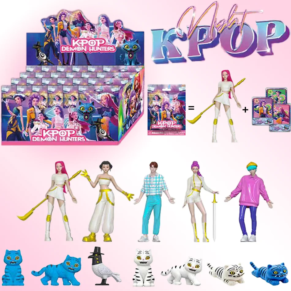 

НОВЫЙ Kpop Охотники на демонов, экшн-фигурка, игрушка Дерпи, тигр Руми Мира, зуи, фигурка киски, кукла для фанатов, подарок