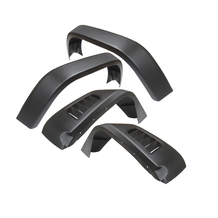 

Aluminum Offroad Front and Rear Fender Flares Duty Set for 2018-2024 Jeep Wrangler JL
