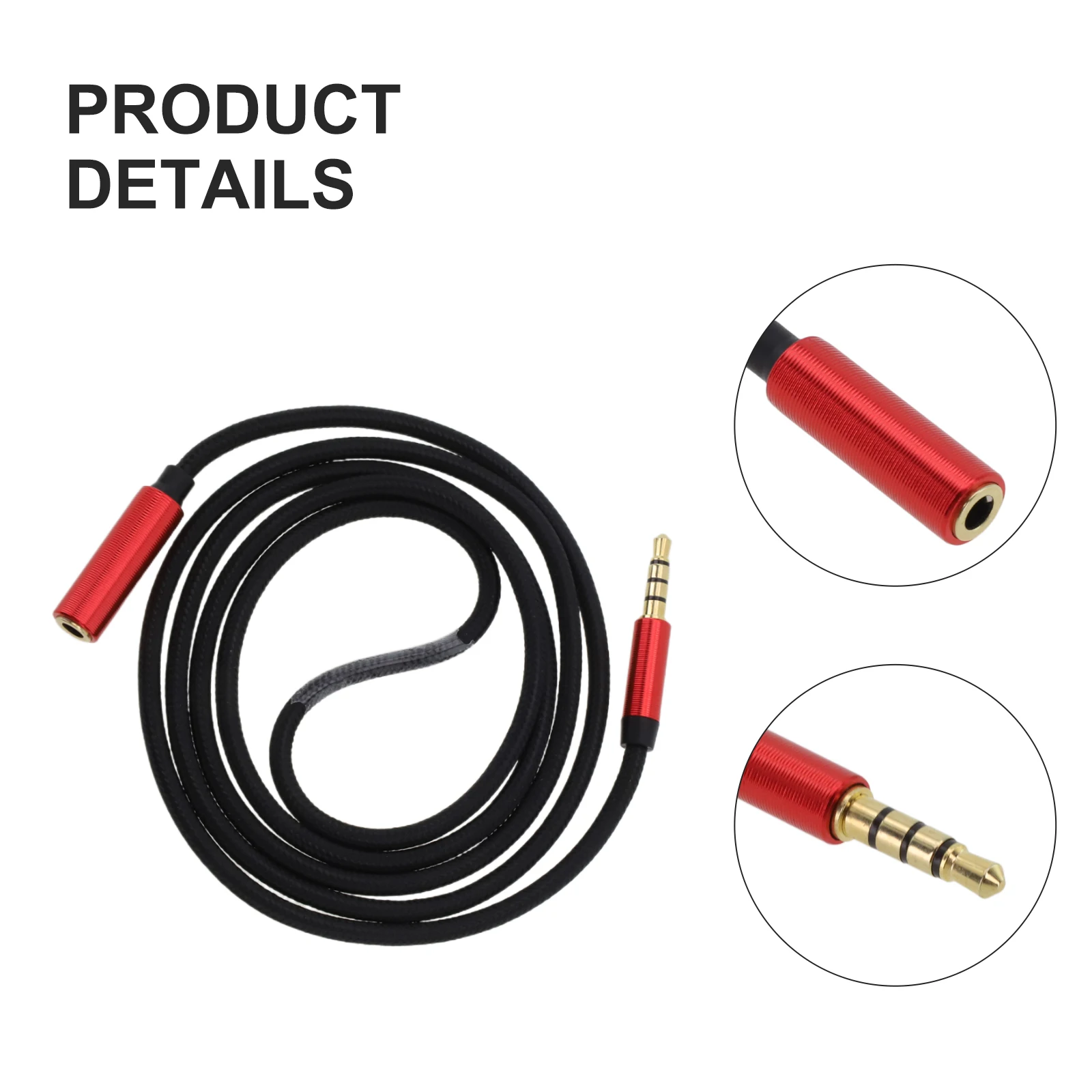 Cavo di prolunga Audio AUX da 3.5mm di alta qualità con microfono Stereo compatibile cavo Audio per auto AUX da 3.5mm maschio a femmina