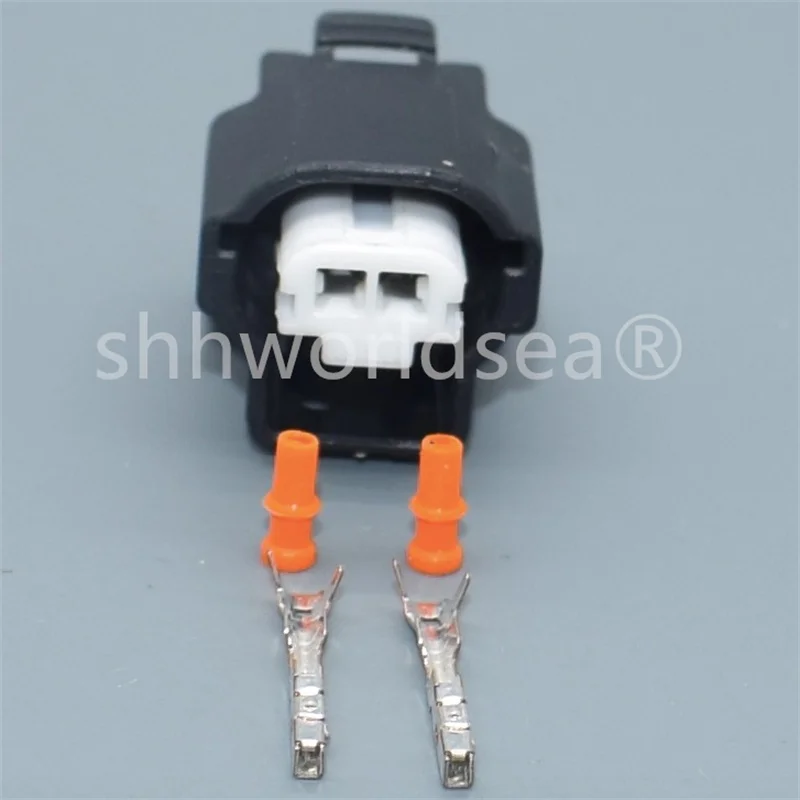 shhworldsea 2/5/10/30/50/100set 2 Pin car Waterproof Automotive Connector auto Electrical Sealed Female Plug 6189-7523 For Honda
