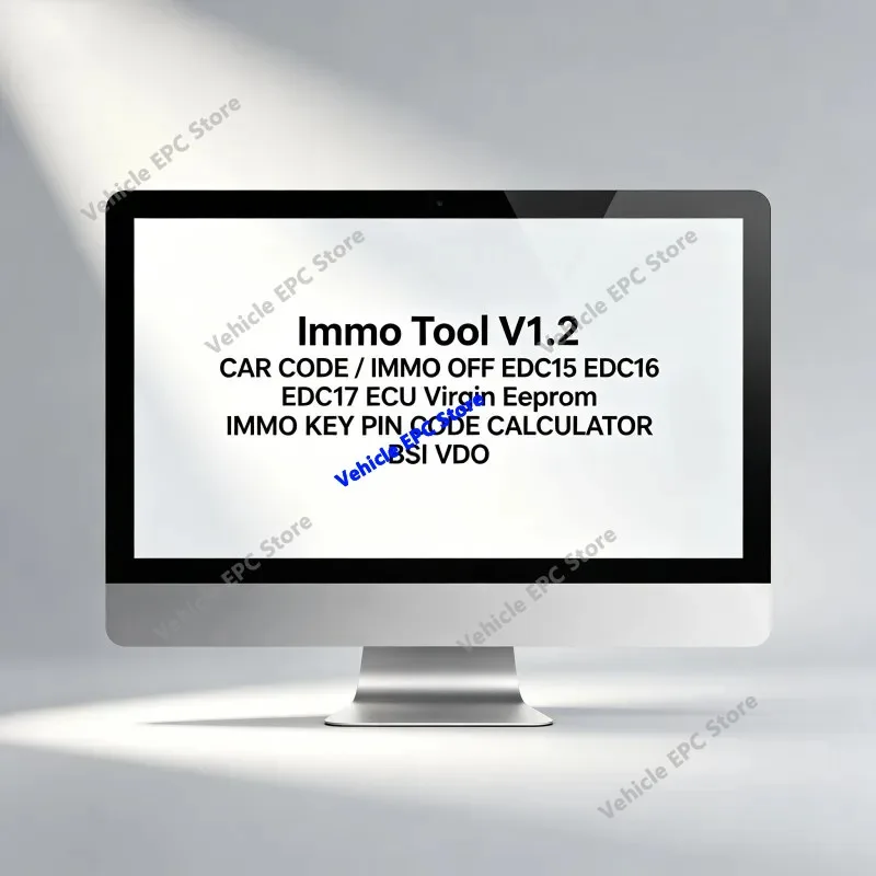 2026 hot selling new Immo Tool V1.2 CAR CODE / IMMO OFF EDC15 EDC16 EDC17 ECU Virgin Eeprom IMMO KEY PIN CODE CALCULATOR BSI VDO
