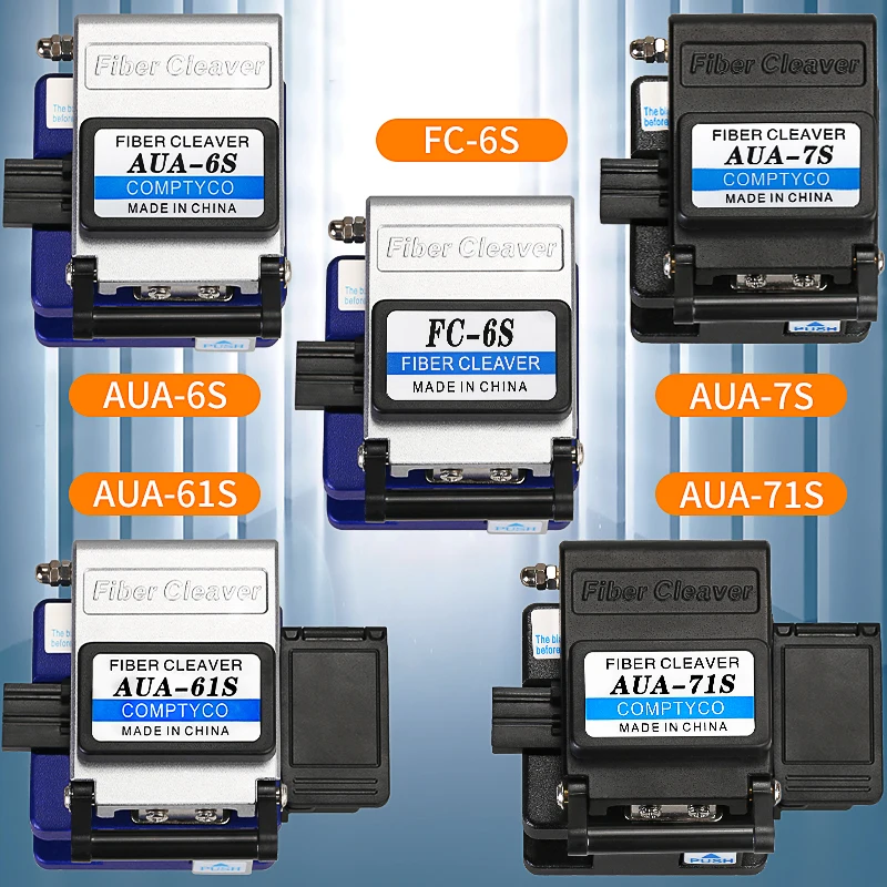 

FC-6S AUA-6S/61S/7S/71S FTTH Tool Fiber Cleaver Optical Fiber Cutting Knife Fiber Optic Cutter Cold Contection Dedicated Metal