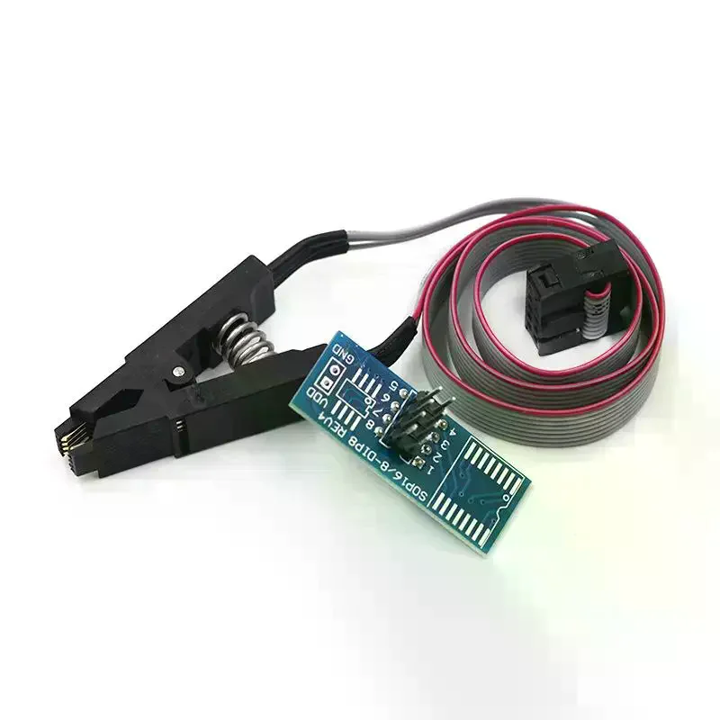 24 25 Series EEPROM Flash BIOS USB Programmer Module + SOIC8 SOP8 Test Clip For EEPROM 93CXX / 25CXX / 24CXX CH341A