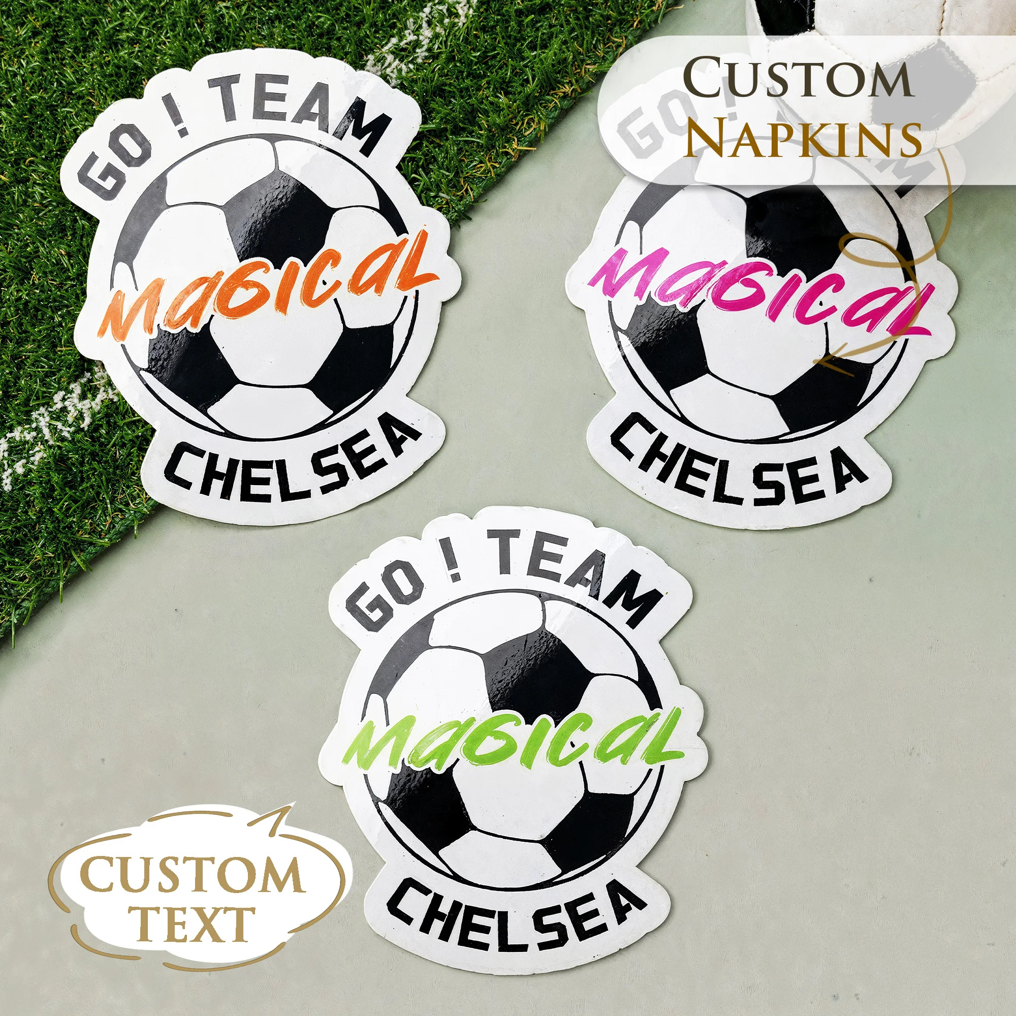 

Custom Stickers Soccer Stickers PVC Waterproof Die Cut Vinyl Football Stickers for Laptop Phone Football Fan Party Beer Party