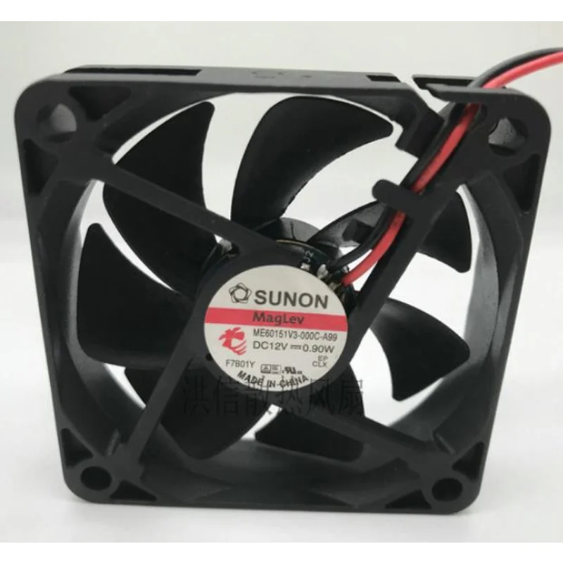 Original CPU Cooler Fan for SUNON ME60151V3-000C-A99 12V 0.90W 6015 Maglev Cooling Fan