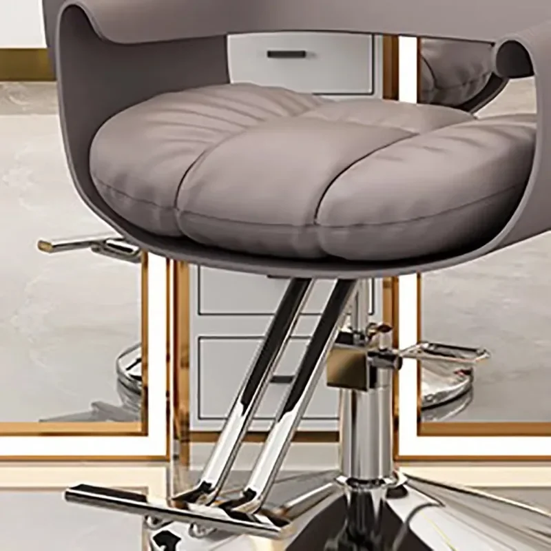 كرسي حلاقة فريد من نوعه فاخر عصري شخصي كرسي تصفيف الشعر الحديث مريح لصالونات التجميل أثاث الشعر