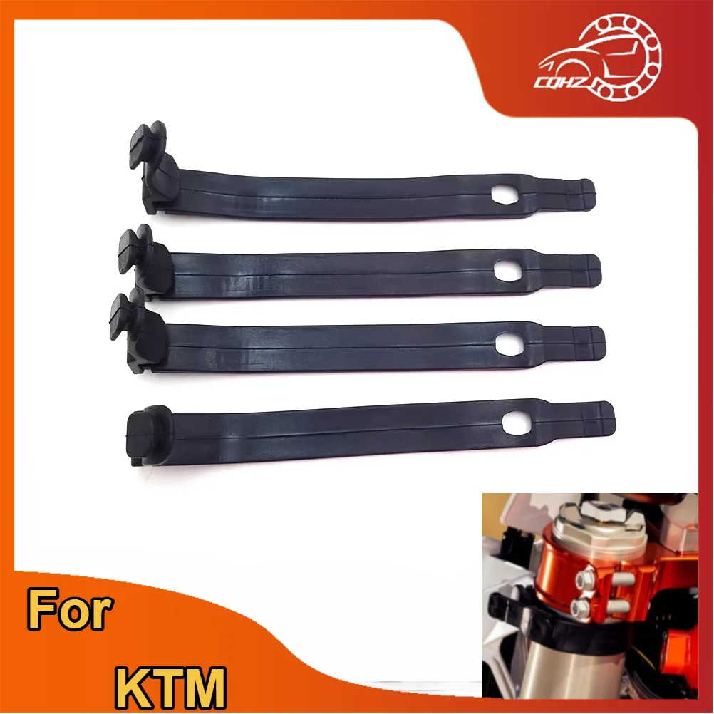 CQHZJ Motorcycle Headlamp Mask Rubber Headlight Bracket Fixing Strip For KTM HUSQVARNA GASGAS EXC150 XCW FE350 TX125 EC350F 2023