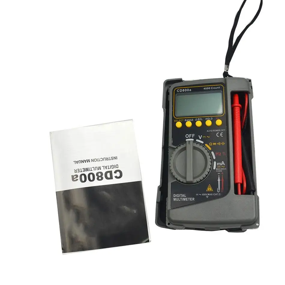 CD800a Digital Multimeter Electrical Capacitance Frequency Measurement