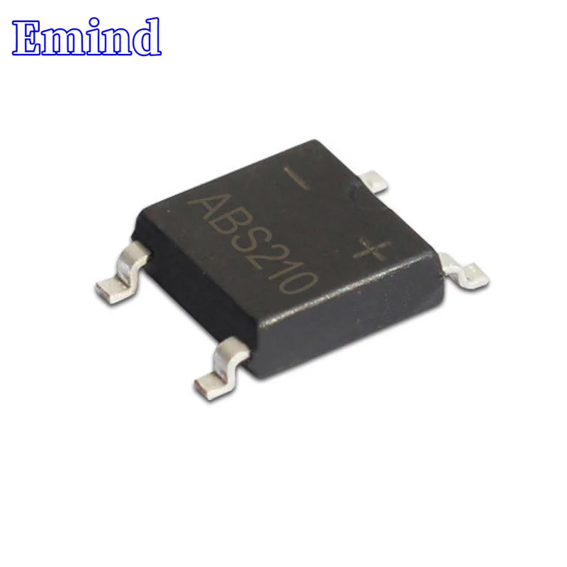 

200/500/1000/2000/5000Pcs ABS210 Bridge Rectifier 2A/1000V SMD Rectifier Bridge Stack SOP-4 ABS Footprint