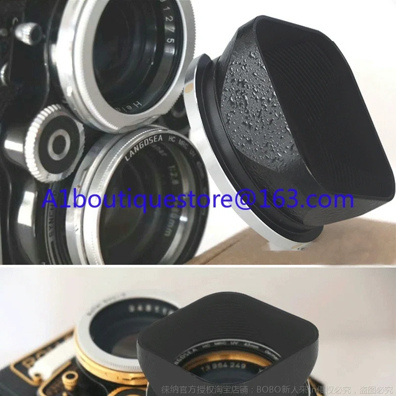 

BayII BayIII Bay B2 B3 Metal Shade Lens Hood Cover Protector BAY2/3 for Rollei Rolleiflex 2.8 B/C/D/E/F 3.5 D/E Camera Twin Lens