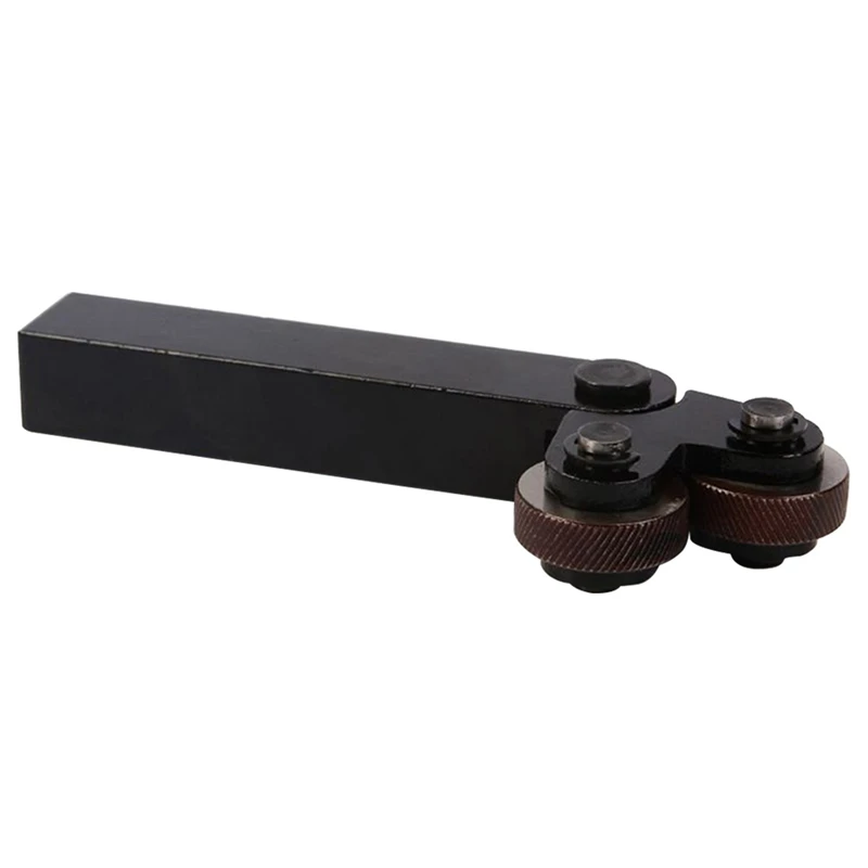 鋼の二輪ローレットツールセット,斜めのリニアローレット,1mmピッチ,26mm,旋盤カッター