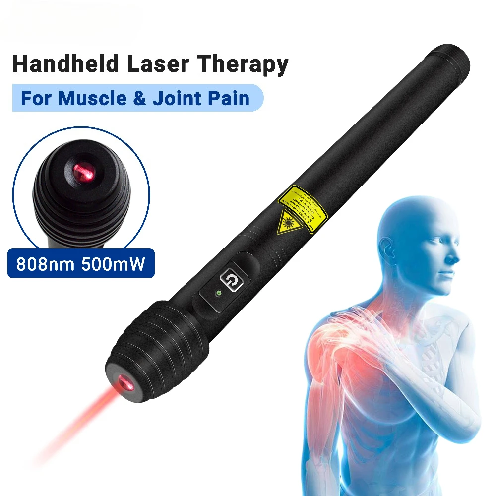 

Лазерный терапевтический аппарат 500 мВт с одним диодом для акупунктуры, лазерная ручка для прекращения курения, облегчения боли при ишиасе, уход за здоровьем