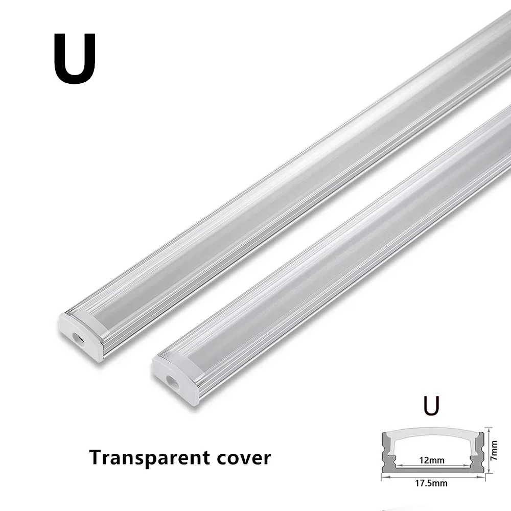 LED Angle Aluminum Slot Strip Lamp, Kitchen Cabinet Lamp, Suitable for 8-12mm, 5730, 5050, 2835, 2-30Pcs