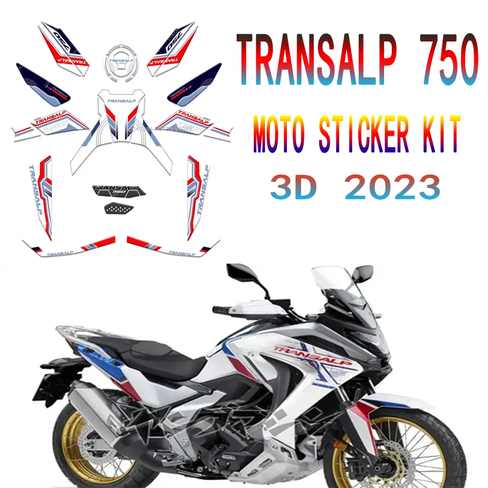 

For Honda XL750 Transalp xl750 transalp Motorcycle 3D protection stickers Motorcycle decorative stickers