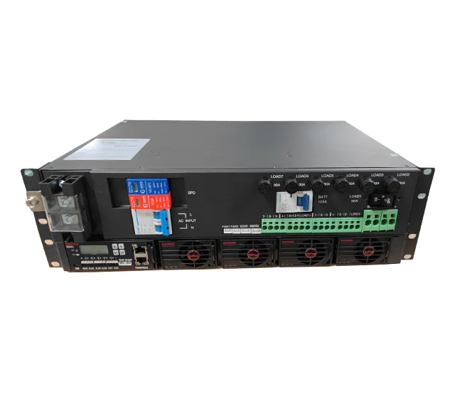 Telecom 3U Power Supply with SNMP Controller -48V 2000w Rectifier SPD Load Distribution Unit
