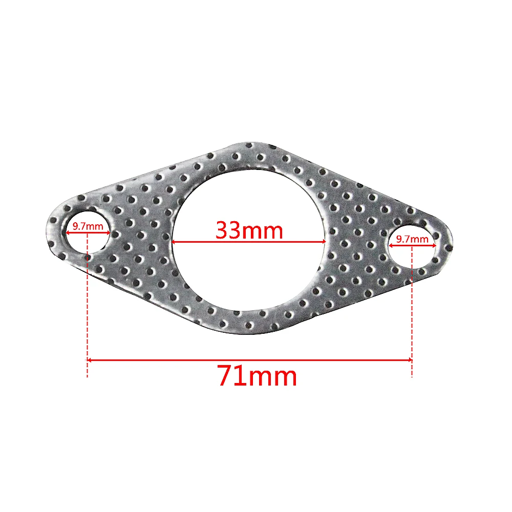 LIZHI -  5 PCS GRAPHITE ALUMINUM WASTEGATE DUMP PIPE TUBE FLANGE GASKET 35MM/38MM TURBOCHARGER LZ4954