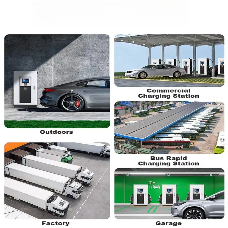 DC Fast Charger DC EV Charging Station EV 240kW Commercial Floor Mounted Charging Station Customized Dual Gun CCS2 OCPP 2.0.1