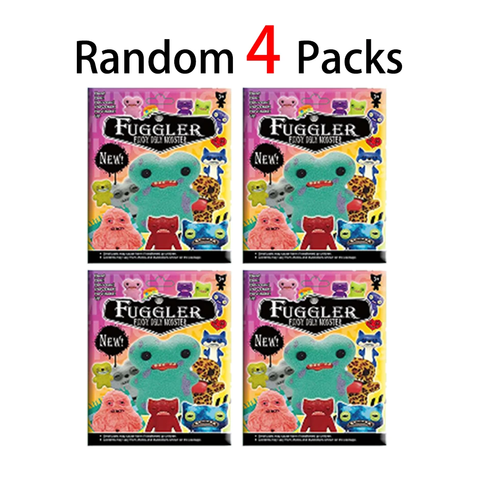 Hot Fuggler Funny Ugly Teeth Monster Blind Box Figure Toys Kawaii Fugglers Anime Action Figurine Keychains Model Dolls Gift