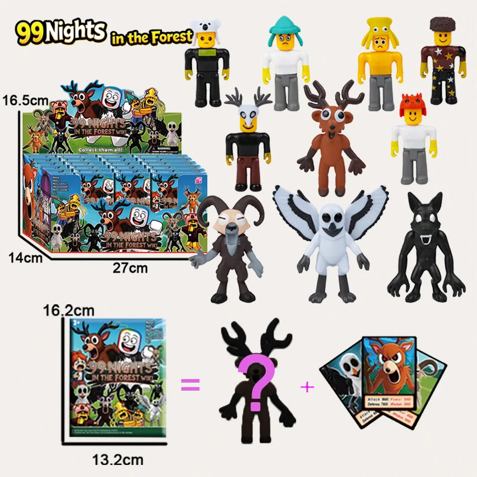 

Новая горячая новинка 99 ночей в лесу, милая фигурка No 9, игрушка для дома, игровая периферия, куклы, аниме-игрушки, рождественские подарки