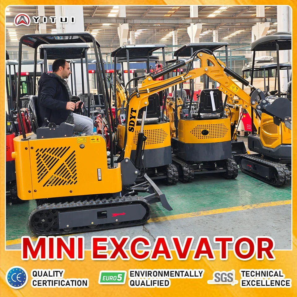 

Mini Excavator Shipping Ddp 1.5 Ton Small Digger Hydraulic Full Accessories Agricultural Excavator For Kubota Engine Epa Euro 5